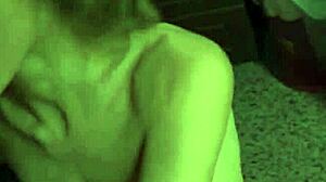 Skinny secretary Amanda handles office tasks professionally