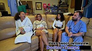 i watched dr tampa check aria nicole during her physical