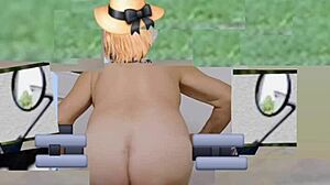 Watch my ass shake in crossdress