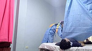 Dirty Nurse Gets Cock in Pussy Treatment!