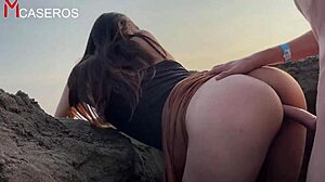 Public Beach Sex with a Stranger Begging for It