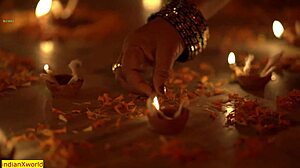 Indian Devar Bhabhi Celebrate Dewali with Intense Group Sex in Rural Ranch Setting