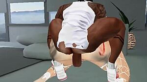 Barbie City Takes Ghetto Pornstar's Cock In Holes