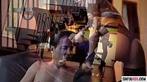 Asa Akira Fucks Eric John In Various Positions! Axel Braun's Nylons Scene 1