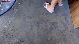 my wife left and the hot short maid took my cock inside her at home