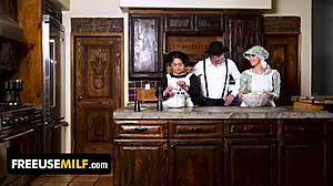 milf gets her ass pounded in freeuse after screwing up at work