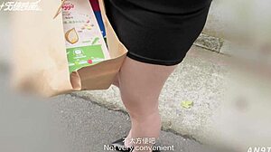 a noble milf learns cooking in a studio