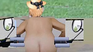 Watch my ass shake in crossdress