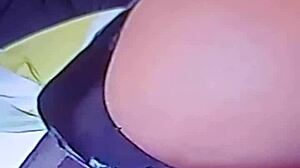 huge black tits bouncing in hardcore scene