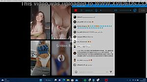 Naked Blonde Whore Masturbates Intensely on Instagram