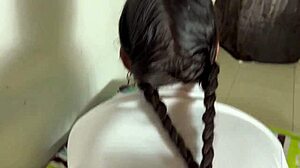 Innocent stepdaughter caught by pervert stepfather, gets a ROUGH POUNDING!