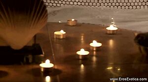 Blonde MILF sucks Indian cock hard