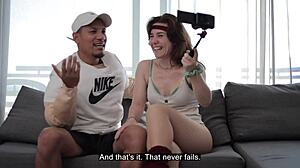 Reporter sweats during intense athletic workout and fucking in full movie storyline.