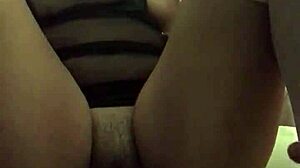 stretching my asshole with big tits and anal play