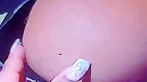 huge black tits bouncing in hardcore scene