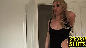 Blonde uk slut drilled hard by dom in suit
