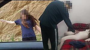 Old Man Finds Poor Teen And Uses Her As Cum Bag!