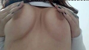 Pretty Girl Caresses Her Small Tits