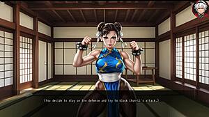 Chun-Li Porn Training in Legendary Hentai Episode 3 with Cute Outfit