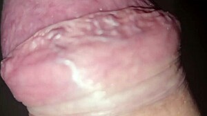 Stepson spies on mommy in shower, jerking his hard wet cock for cuckold’s wife.