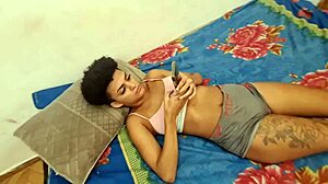 Old woman watches teen's ass get roughly fucked