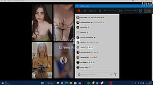 Naked Blonde Whore Masturbates Intensely on Instagram