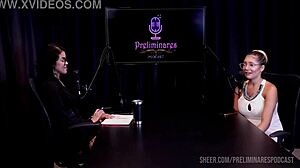 Best Moments of Barbara Sol on Preliminares Podcast with Bia Hot - Part 3 on Sheer Red