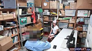 cute shoplifter says, 'fuck me for freedom!'