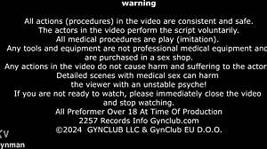 Medical Fetish Exam with Intense Gyno Play