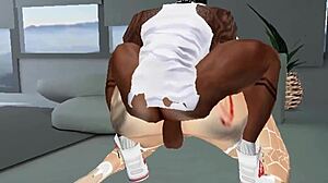 Barbie City Takes Ghetto Pornstar's Cock In Holes