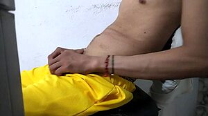 young latina student gets kinky with neighbor in homemade fetish scene