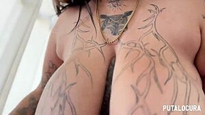 putalocura - tattooed bbw deedee suckin’ ya cock between huge pierced tits