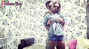 Amateur Wife Teases Before Wild Piledriver and Cum-Covered Chest