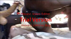 Ebony solo masturbation mission ends in powerful squirting