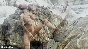 Hey, Monika Fox Really Enjoys Fucking Her Pussy with Huge Dildos and Toys