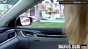 Uma Jolie Shoplifting Rebel Fucks On The Run With Hairless Shaved Ass