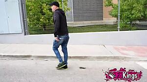 Fake Porn Producer Convinces Latina Cleaning Lady For Her Anal Debut With Blowjobs And Doggystyle!