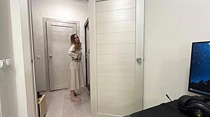 stepson caught stepmother with doll russian with talk