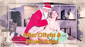 Santa Fucks Pretty Redhead's Tight Pussy Doggy Style For Christmas!