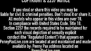 Petite 18+ penny pax rubs her clit to orgasm with toys and instructions