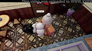 wife makes me a meal so i gave her my cock