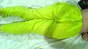 Desi Bhabhi Gets Intense Ass Massage by Dever at Home. See Her Sexy Curves!