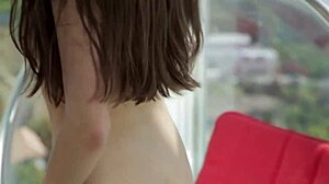 Libidinous brunette teal conrad removes her lingerie