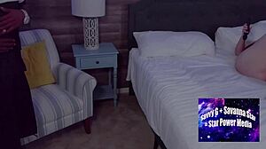 mr majic says, 'julie ginger, you're such a slut getting caught bareback'