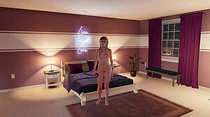 i go to house party with blonde katherine for a casual lesbian encounter