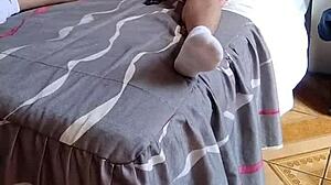 I Caught The Delivery Guy Fucking My Horny Peruvian Wife