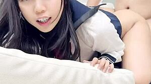 Horny petite tiktoker girl