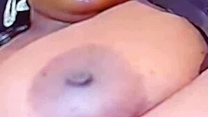 huge black tits bouncing in hardcore scene