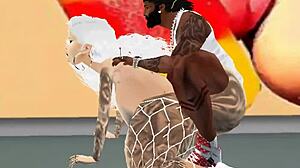 Barbie City Takes Ghetto Pornstar's Cock In Holes