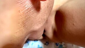 Amateur's Hairless Pink Pussy Explored 128 Days Post-Virginity